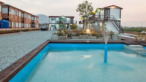 Seasonal outdoor pool