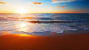 On the beach