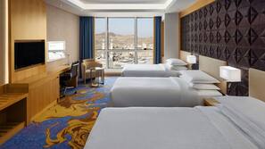 Surmatelas, minibar, coffre-forts dans les chambres, bureau
