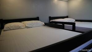 Desk, rollaway beds, free WiFi, linens