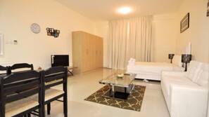 Iron/ironing board, free cots/infant beds, rollaway beds, free WiFi