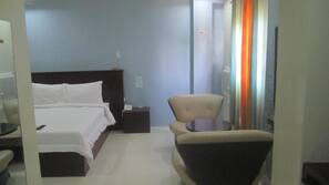 Desk, free WiFi, linens