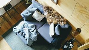1 bedroom, Egyptian cotton sheets, premium bedding