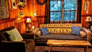 TV, fireplace, DVD player