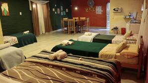 Iron/ironing board, free cribs/infant beds, free WiFi