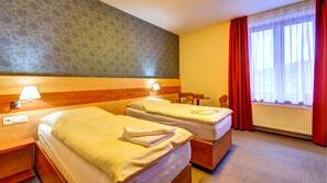 In-room safe, desk, blackout drapes, cribs/infant beds