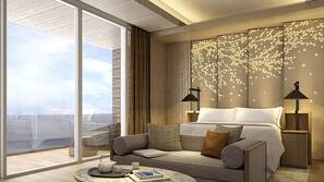 1 bedroom, pillow top beds, minibar, in-room safe