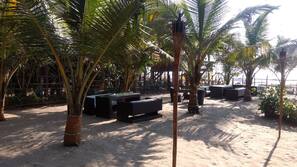 On the beach
