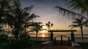 Private beach