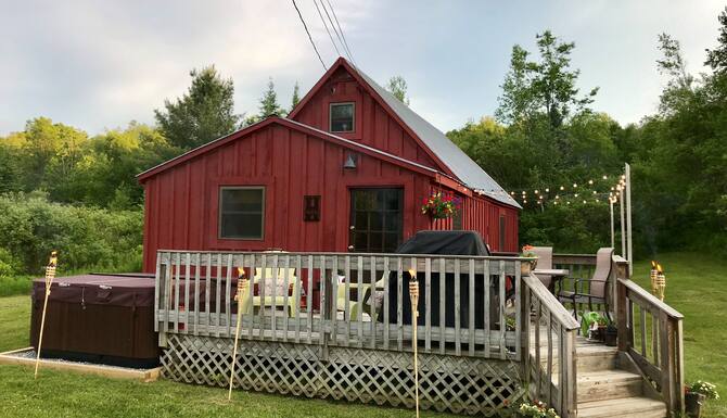 Cozy Hideaway Near Ludlow Okemo Hot Tub In Mount Holly Vt