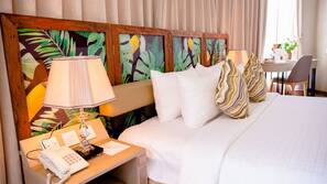 Minibar, in-room safe, desk, blackout curtains