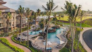 2 outdoor pools