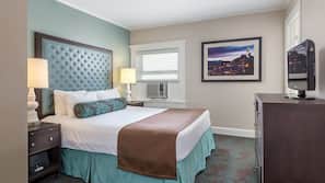 1 bedroom, blackout curtains, iron/ironing board, WiFi