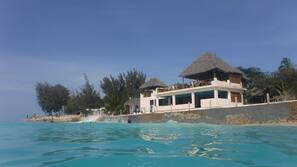 On the beach, snorkelling, fishing