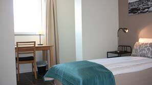 Desk, iron/ironing board, free WiFi, linens