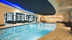 Indoor pool, outdoor pool