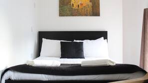 Blackout curtains, iron/ironing board, free WiFi