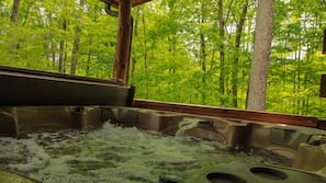 Outdoor spa bath