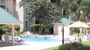 Indoor pool, a heated pool
