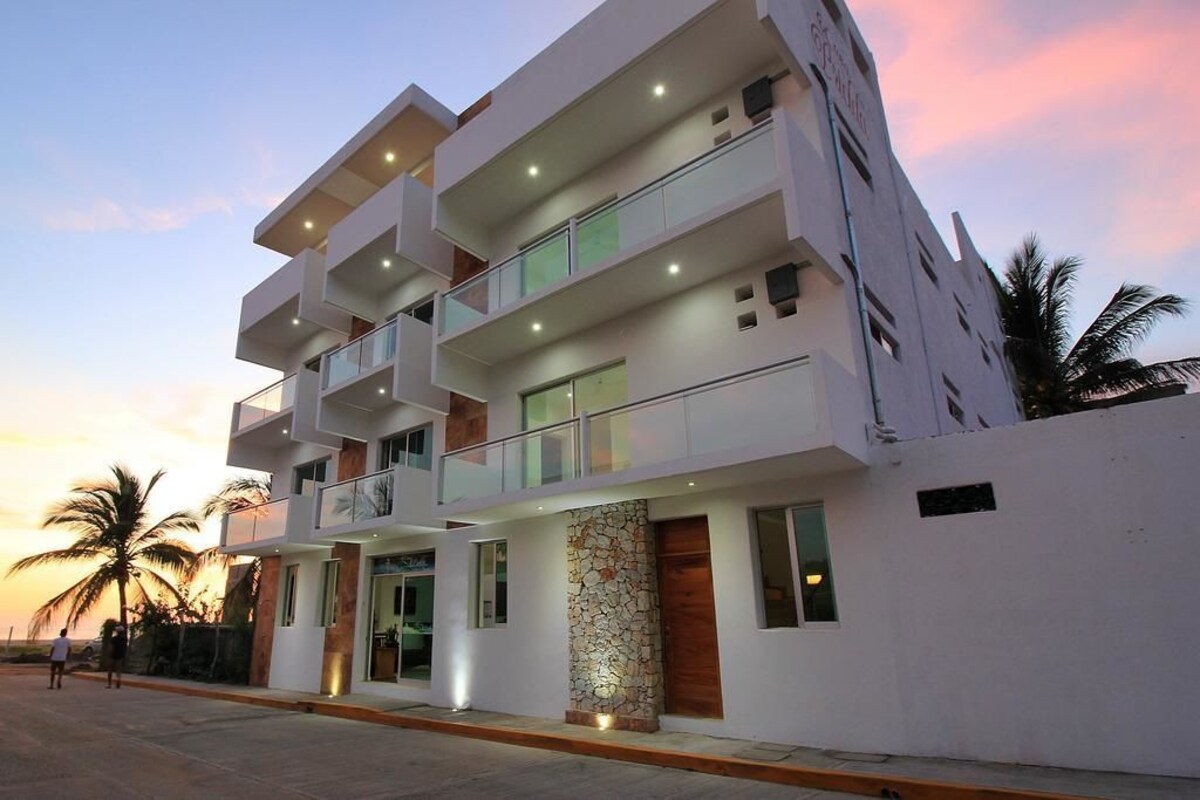 beach bungalows at hotel escondido in puerto escondido oaxaca mexico