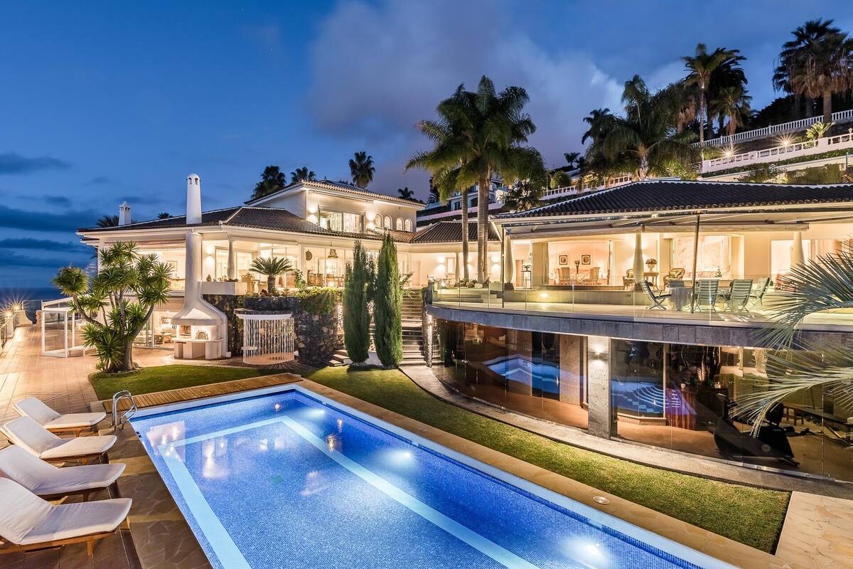 Luxury Villa Stunning Ocean View Heated Private Pool White Sand Beach Tenerife Santa Ursula 21 Updated Prices Expedia Co Uk