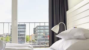Een kluis op de kamer, een bureau, gratis wifi