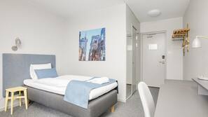 Desk, blackout drapes, free WiFi, bed sheets