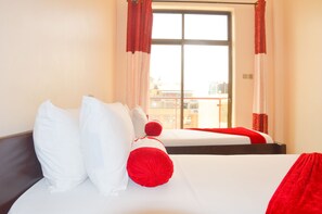 Twin Room, 2 Twin Beds, Balcony, City View | View from room