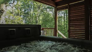 Indoor spa bath