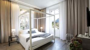 Biancheria da letto di alta qualità, una cassaforte in camera