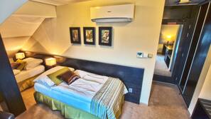 Minibar, in-room safe, desk, blackout curtains