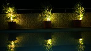 Indoor pool, outdoor pool