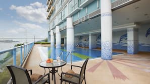 Seasonal outdoor pool