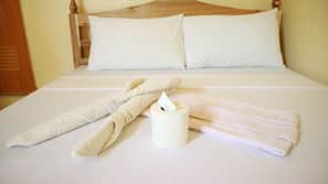 Desk, iron/ironing board, free WiFi, linens