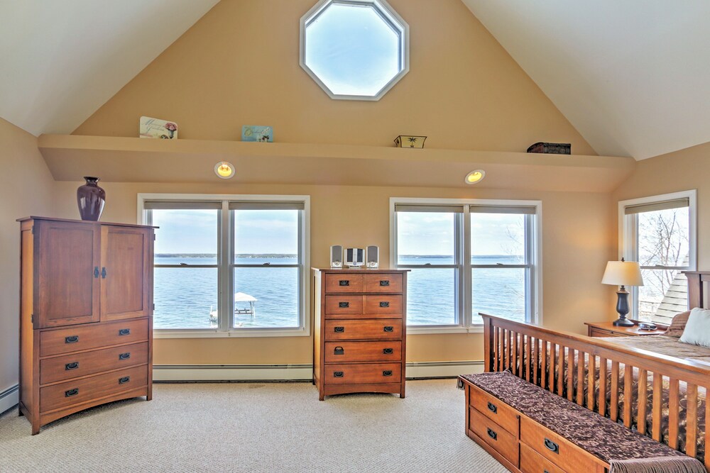 Waterfront Seneca Lake House Fire Pit + Boat Dock in Geneva Best Rates & Deals on Orbitz