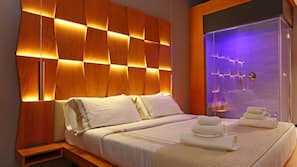 Literie hypoallergénique, minibar, coffre-forts dans les chambres