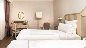 Premium bedding, minibar, in-room safe, desk