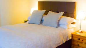 Premium bedding, iron/ironing board, free cribs/infant beds, free WiFi