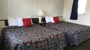 Premium bedding, free WiFi, linens