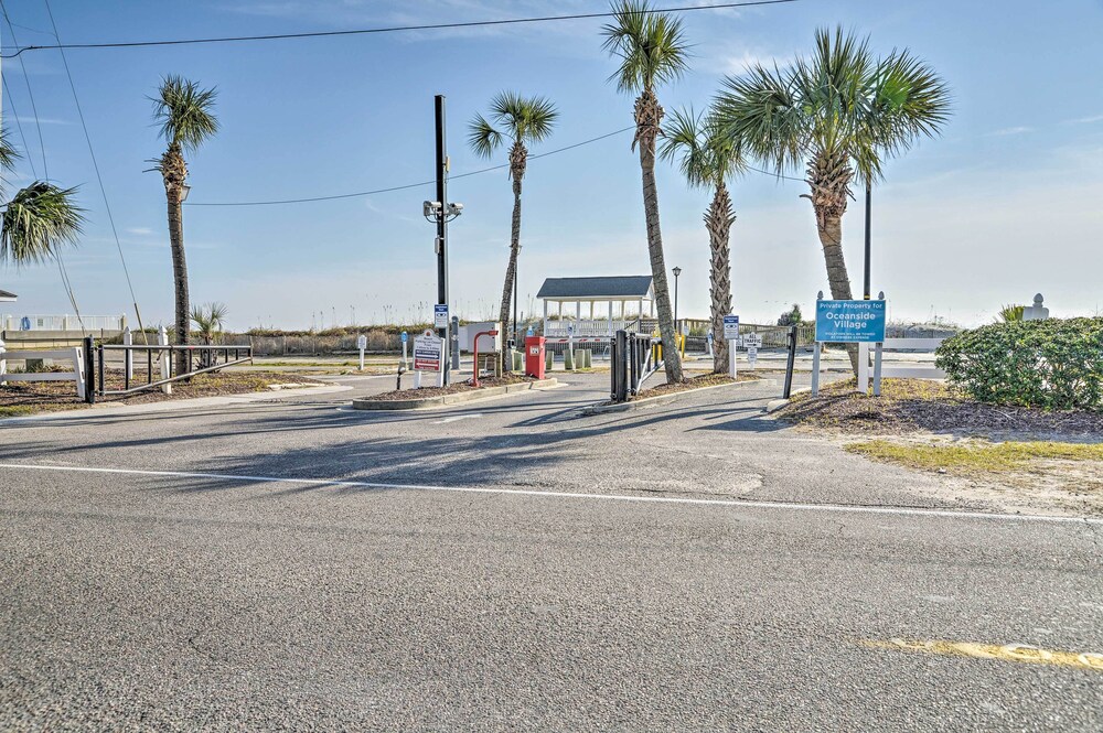 Exterior, Surfside Beach Home w/Pool Access-Walk to Beach!