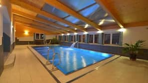 Indoor pool, seasonal outdoor pool