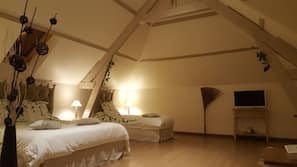 Premium bedding, memory foam beds, individually decorated