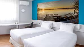 1 chambre, bureau, rideaux occultants, Wi-Fi gratuit