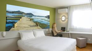 1 chambre, bureau, rideaux occultants, Wi-Fi gratuit