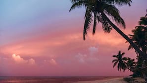 Private beach