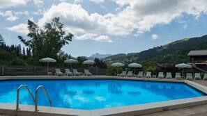 Indoor pool, seasonal outdoor pool