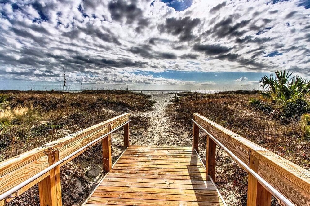 Panoramic Oceanfront View!  Beach front Heated Pool!