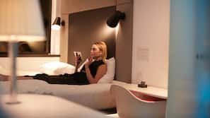 Premium bedding, in-room safe, desk, laptop workspace