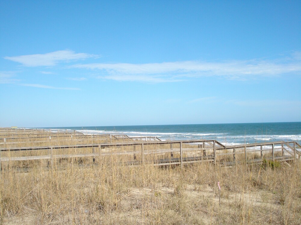 Fabulous views  - right across the street from the beach!