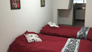 1 bedroom, free wired Internet